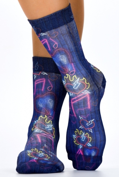 Wigglesteps Damen - Socken - Style: 03922 - 80er Neon