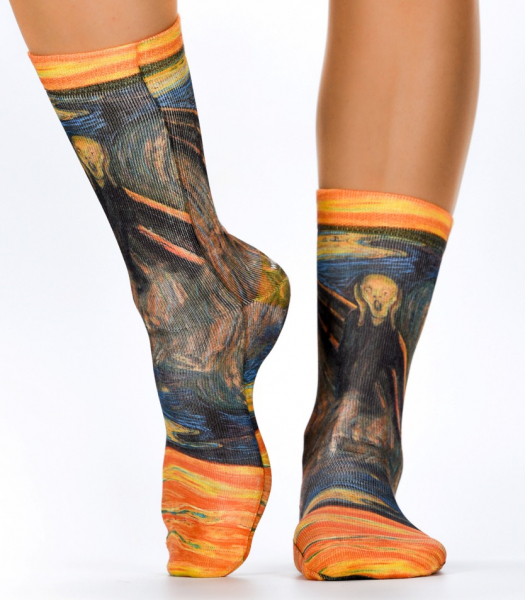 Preview: Wigglesteps Damen - Socken - Style: 03952 - Munch, der Schrei