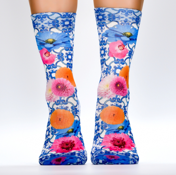 Wigglesteps Damen - Socken - Style: 04066 - Nice Flowers