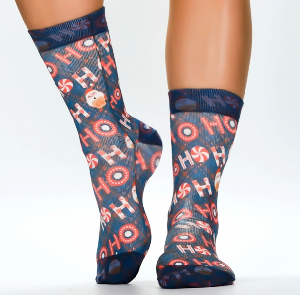 Wigglesteps Damen - Socken - Style: X-Mas HoHoHo 04126