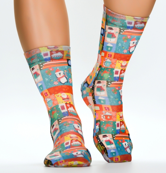 Wigglesteps Damen - Socken - Style: X-Mas Funny 04127
