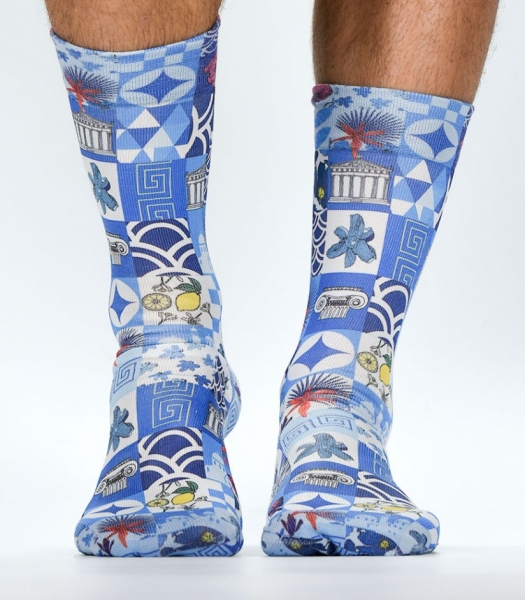 Wigglesteps Herren - Socken - Style: 04158 - Blue Myth