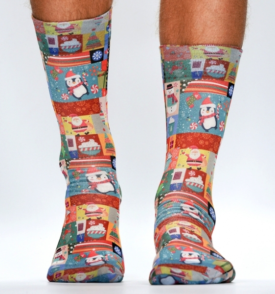 Wigglesteps Herren - Socken - Style: X-Mas Funny 04174