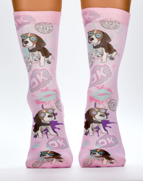 Wigglesteps Damen - Socken - Style: 04257 - Puppy Pink