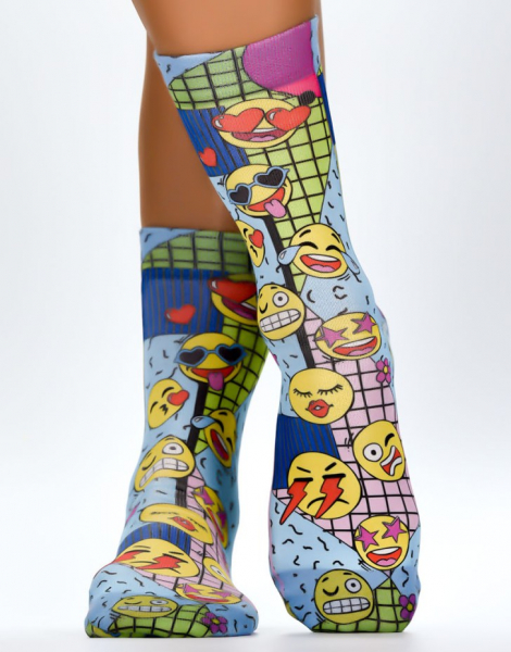 Wigglesteps Damen - Socken - Style: 04262 - Emoji