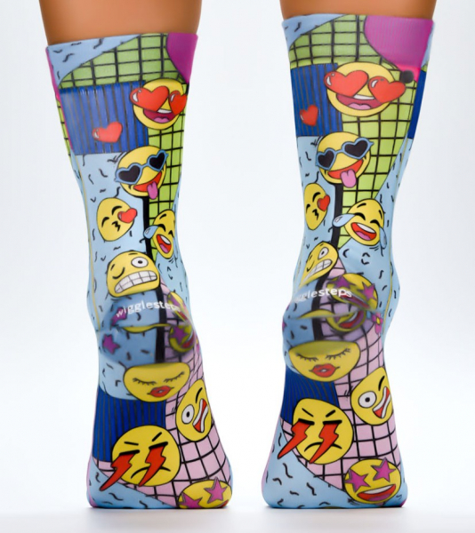 Wigglesteps Damen - Socken - Style: 04262 - Emoji