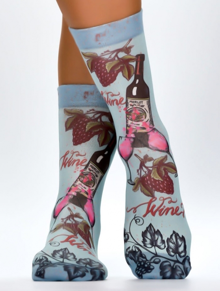 Wigglesteps Damen - Socken - Style: 04265 - Rotwein