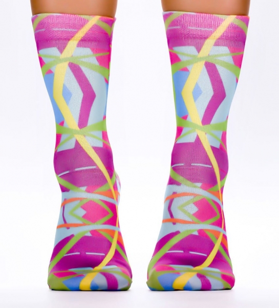 Wigglesteps Damen - Socken - Style: 04270 - Grafik Art