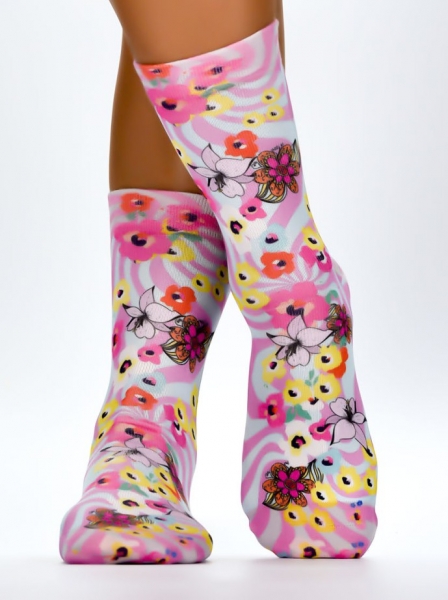 Wigglesteps Damen - Socken - Style: 04283 - Nice Flowers