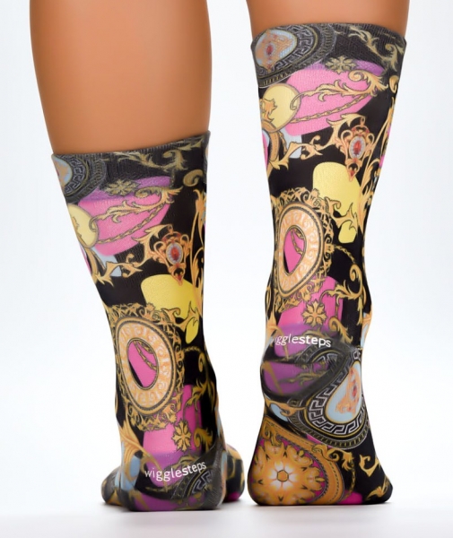Wigglesteps Damen - Socken - Style: 04300 - Barock Black