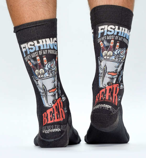 Wigglesteps Herren - Socken - Style: 04373 - Angeln