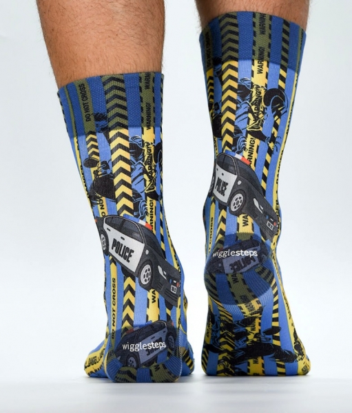 Wigglesteps Herren - Socken - Style: 04381 - Polizei