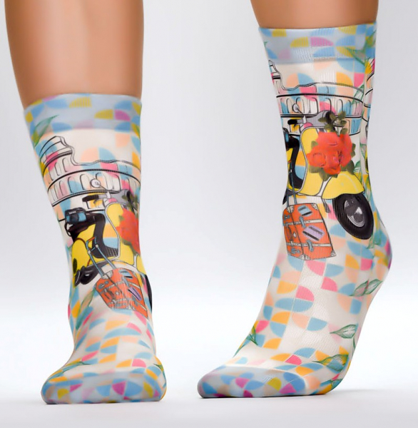 Wigglesteps Damen - Socken - Style: 04530 - Vespa