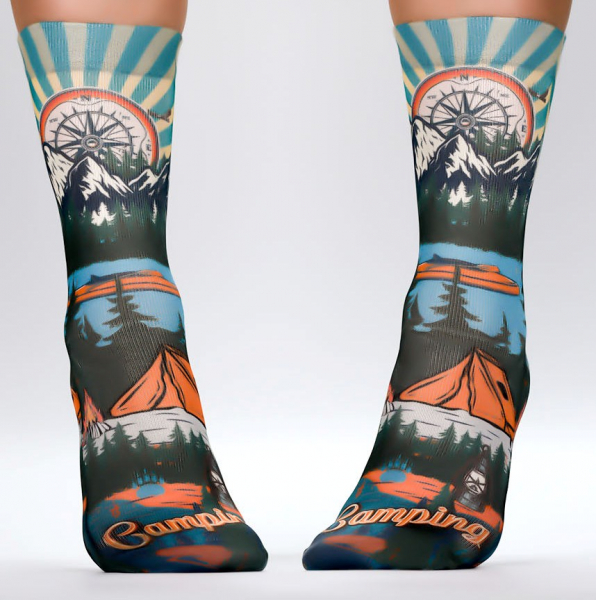 Wigglesteps Damen - Socken - Style: 04540 - Camping
