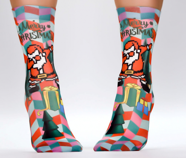 Wigglesteps Damen - Socken - Style: 04551 - Pixel Man