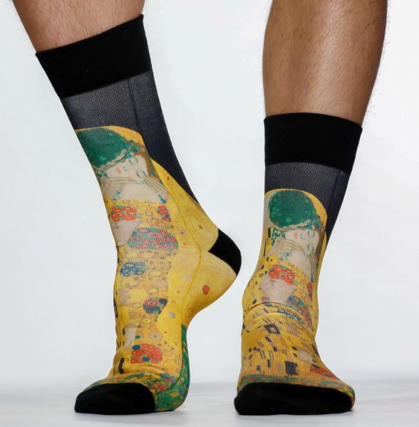 Wigglesteps Herren - Socken - Style: 04608 - Klimt Kuss