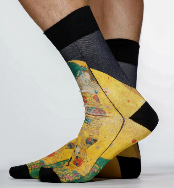 Wigglesteps Herren - Socken - Style: 04608 - Klimt Kuss