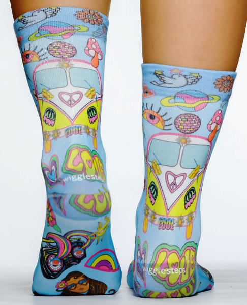 Wigglesteps Damen - Socken - Style: 04744 - Hippie Bus