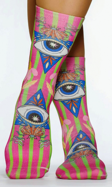 Wigglesteps Damen - Socken - Style: 04748 - Mystic Eye