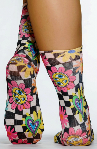 Wigglesteps Damen - Socken - Style: 04752 - Hypno Flowers