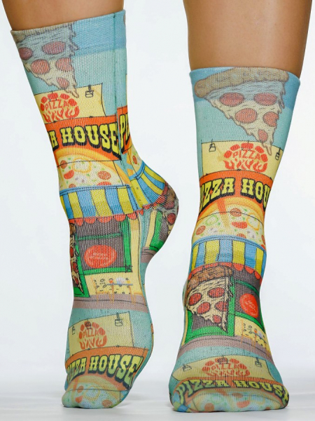 Wigglesteps Damen - Socken - Style: 04764 - Pizza House