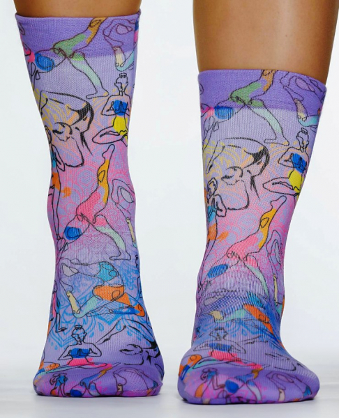 Wigglesteps Damen - Socken - Style: 04769 - Yoga Flieder