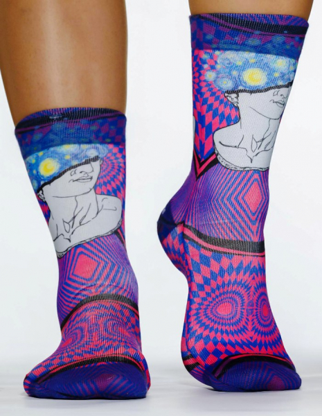 Wigglesteps Damen - Socken - Style: 04773 - Künstlerhirn