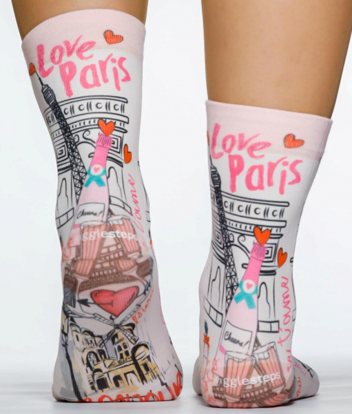 Wigglesteps Damen - Socken - Style: 04777 - Bonjour Paris