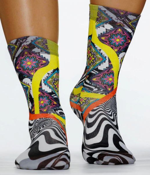 Wigglesteps Damen - Socken - Style: 04781 - Grafik Art