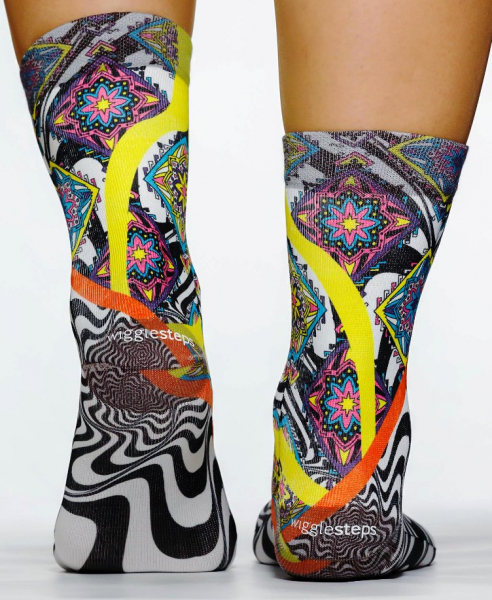 Wigglesteps Damen - Socken - Style: 04781 - Grafik Art
