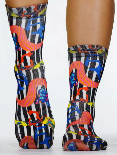 Wigglesteps Damen - Socken - Style: 04782 - Grafik Stripe