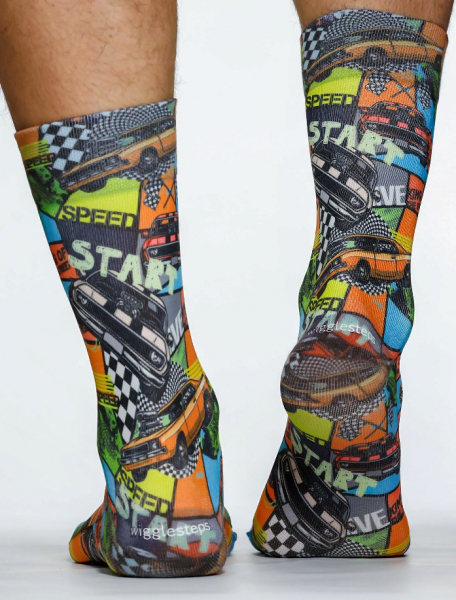 Wigglesteps Herren - Socken - Style: 04827 - Speed Start