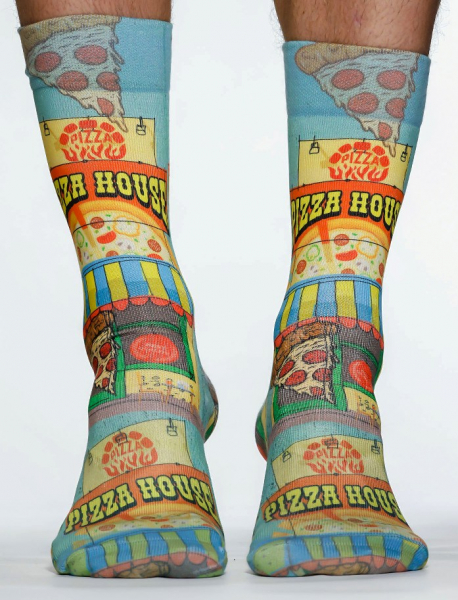 Wigglesteps Herren - Socken - Style: 04831 - Pizza House