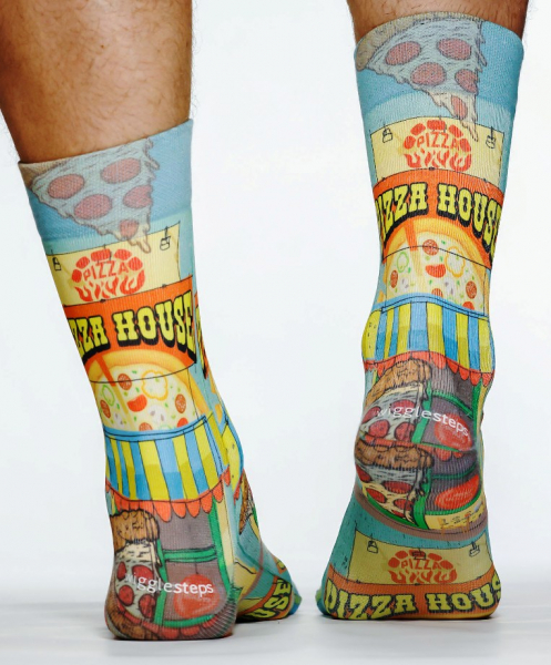 Wigglesteps Herren - Socken - Style: 04831 - Pizza House