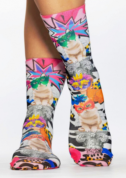 Wigglesteps Damen - Socken - Style: 04906 - Masked Cat