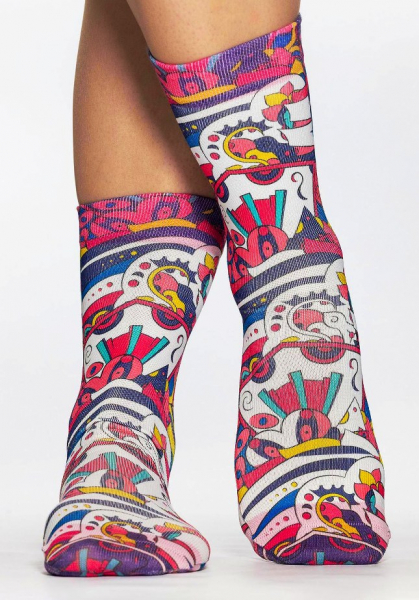 Wigglesteps Damen - Socken - Style: 04960 - New Grafik Art