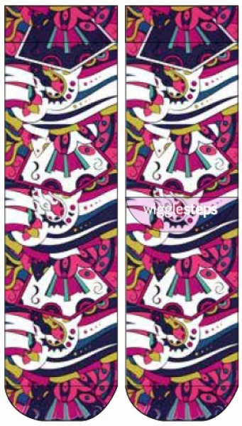 Wigglesteps Damen - Socken - Style: 04960 - New Grafik Art