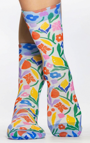 Wigglesteps Damen - Socken - Style: 04963 - Blumenkunst