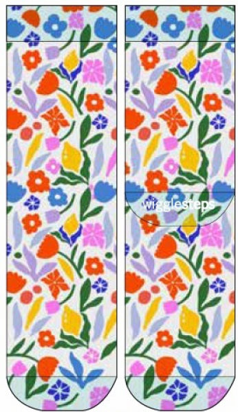 Wigglesteps Damen - Socken - Style: 04963 - Blumenkunst