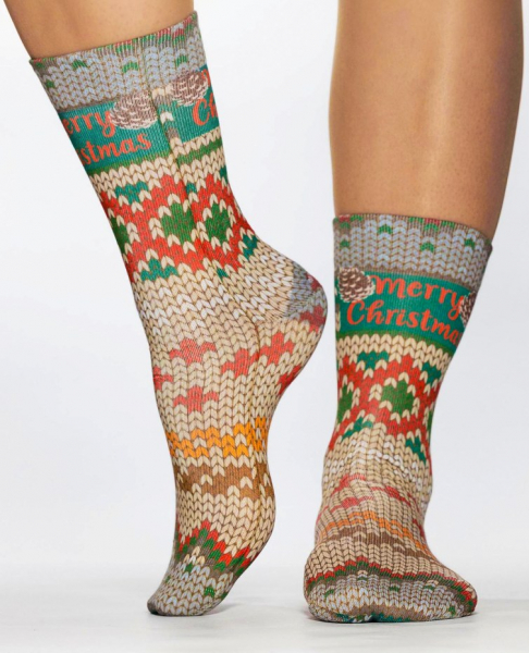 Wigglesteps Damen - Socken - Style: 04975 - Merry Christmas