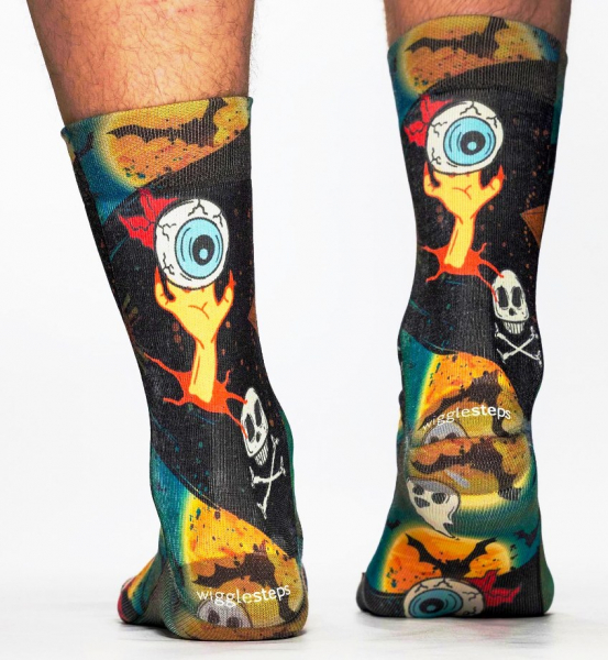 Wigglesteps Herren - Socken - Style: 05009 - Helloween Time