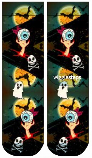Wigglesteps Herren - Socken - Style: 05009 - Helloween Time