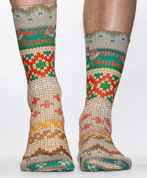 Wigglesteps Herren - Socken - Style: 05019 - Merry Christmas