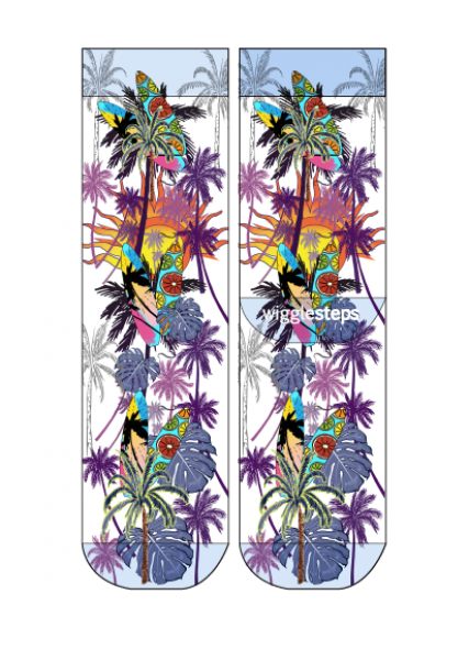 Wigglesteps Damen - Socken - Style: 05165 - Palm Surf