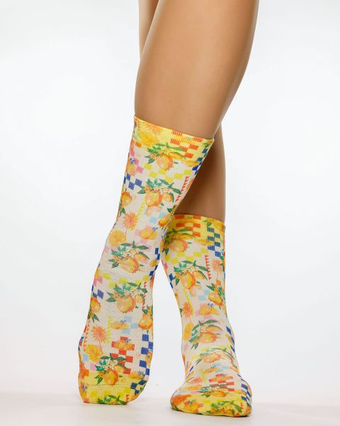 Wigglesteps Damen - Socken - Style: 05170 - Zitronen