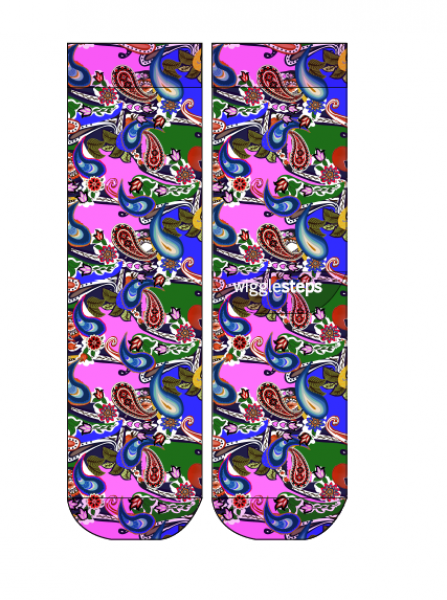 Wigglesteps Damen - Socken - Style: 05173 - Mix Paisley