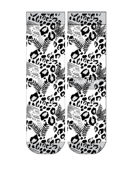 Wigglesteps Damen - Socken - Style: 05179 - Black Leo