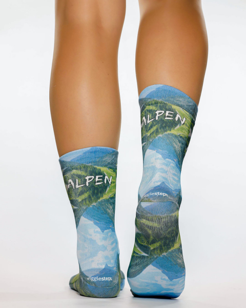 Wigglesteps Damen - Socken - Style: 05183 - Alpen Bergwelt
