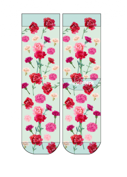 Wigglesteps Damen - Socken - Style: 05186 - Nelken