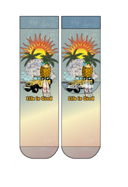 Wigglesteps Herren - Socken - Style: 05222 - Life is Good